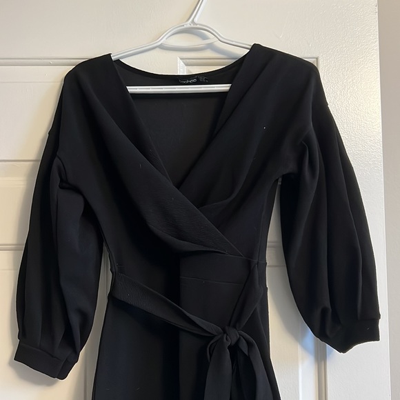 Black Boohoo Dress US 8 - Picture 2 of 4